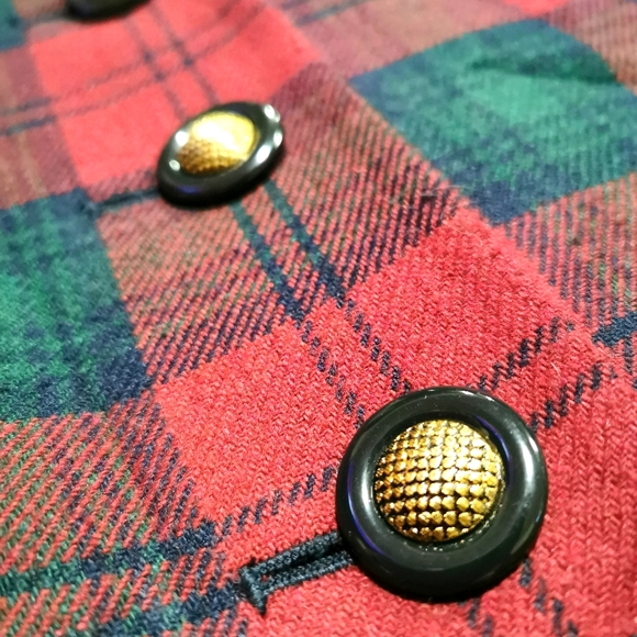 Vintage Le Suit Ladie's 80's Suit Plaid Wool Blend - Picture 2 of 5